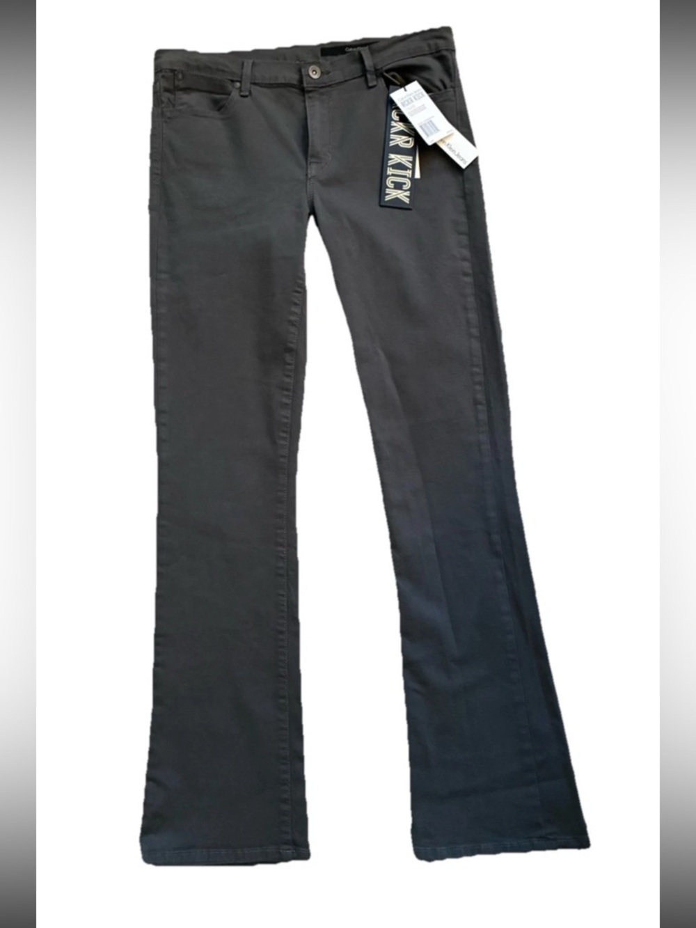 Calvin Klein Jeans Women's Flare Jeans in Charcoal Grey
